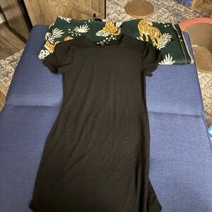 Black Short Sleeve Dress